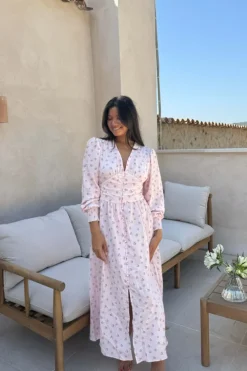 Adelic Long Dress Pink