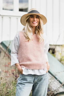 Adrienne Top Rose Smoke