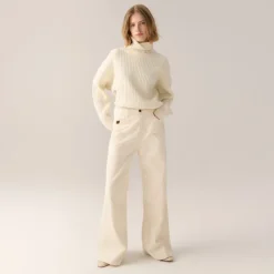 Alba Ribbed Turtleneck Ecu