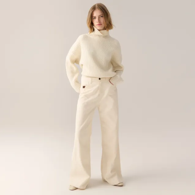 Alba Ribbed Turtleneck Ecu