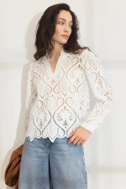 Amelia Blouse White