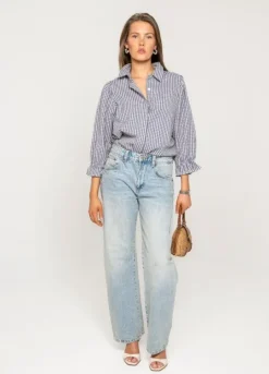 Amy Blouse Misty Blue