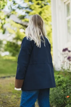 Anca LS Parka Jacket Navy Blazer