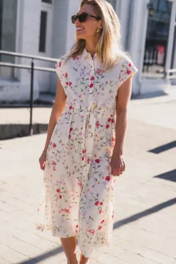 Asina CS Midi Belt Dress Pristine Botalia