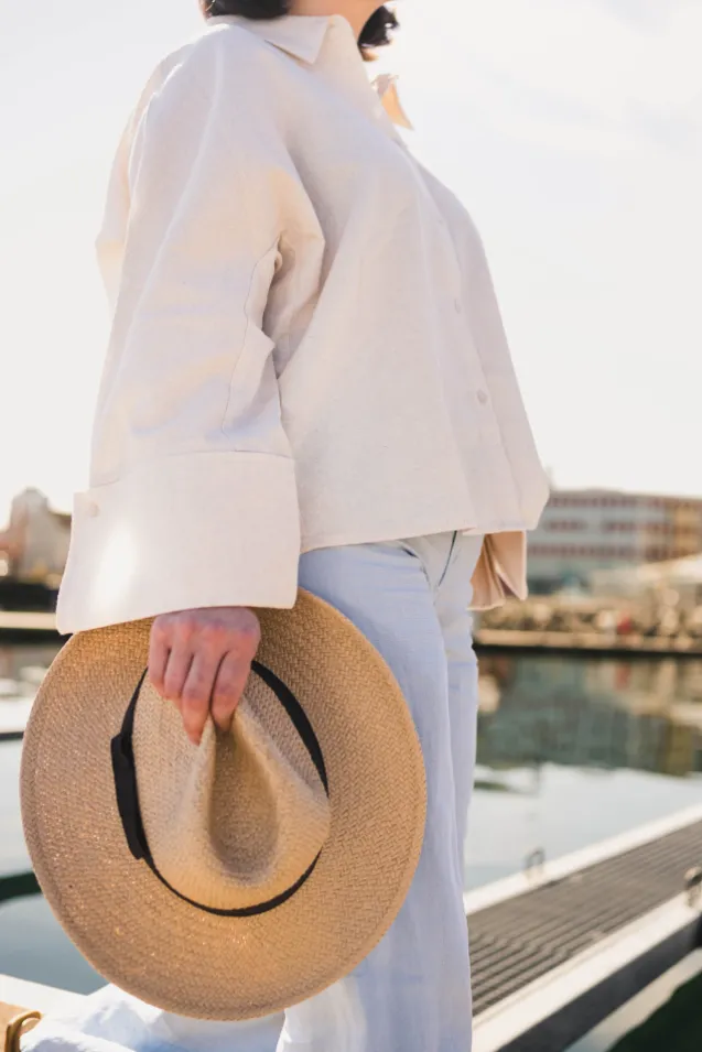 Atari Linen Shirt Raw Beige