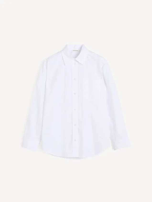 Audrey Organic Cotton Shirt Pure White