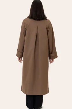 Avaic Trenchcoat Dark Brown