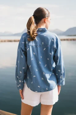 Ava Shirt Denim Fiore