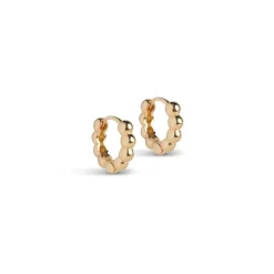 Ball Hoops Small Gold