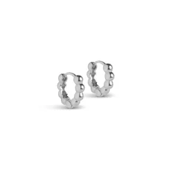 Ball Hoops Small Silver