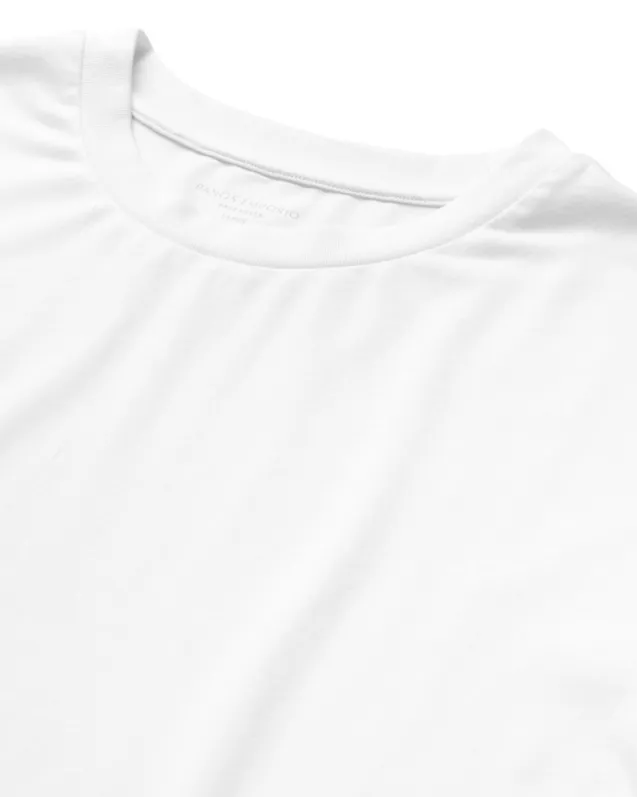 Bamboo/Cotton Crew Tee White