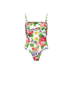 Bandeau Swimsuit Daylight Bloom