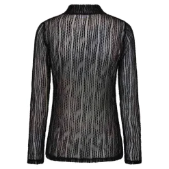 Barb Turtleneck Blouse Black