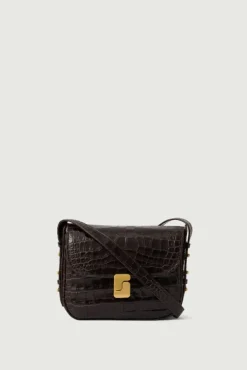 Bellissima Mini Bag Dark Brown Crocodile
