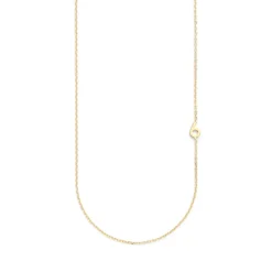 Big Number Necklace Gold - 40L - 6