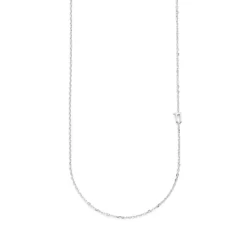 Big Number Necklace Silver - 40L - 11
