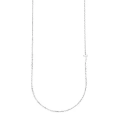 Big Number Necklace Silver - 40L - 7