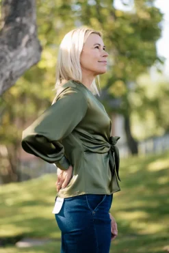 Blair Blouse Semi Rich Olive