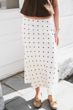 Bovary Dotted Skirt Creme