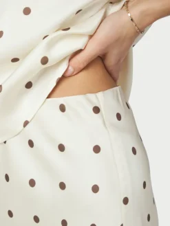 Bovary Dotted Skirt Creme