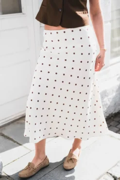 Bovary Dotted Skirt Creme