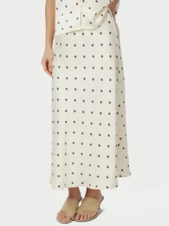 Bovary Dotted Skirt Creme