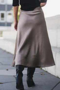 Bovary Skirt Dark Taupe