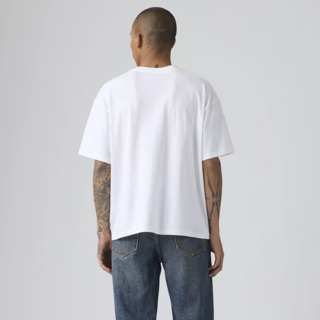 Boxy Tee Coastal Creative White