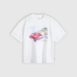 Boxy Tee Coastal Creative White