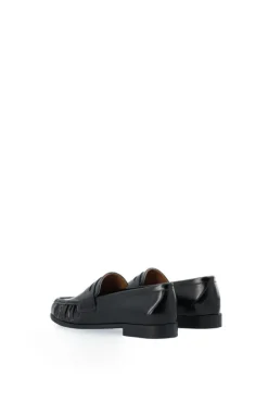 Carma Penny Loafer Faux Leather Black Pratia