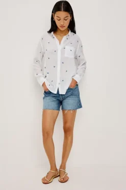 Charli Shirt Bluebell Carnations