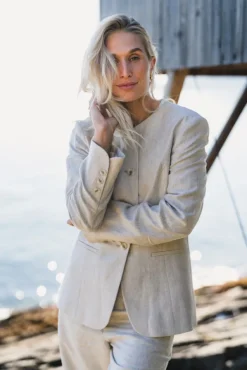 Cleo Blazer Sand Melange