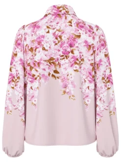 Cleo LS Shirt Pale Lilac Cleo Print