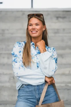 Cleo LS Shirt Skyway Cleo Print