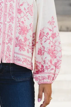Coralina LS Shirt Pristine Coralina Print