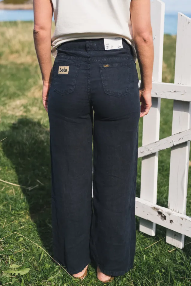 Culotte Linen Summer Navy