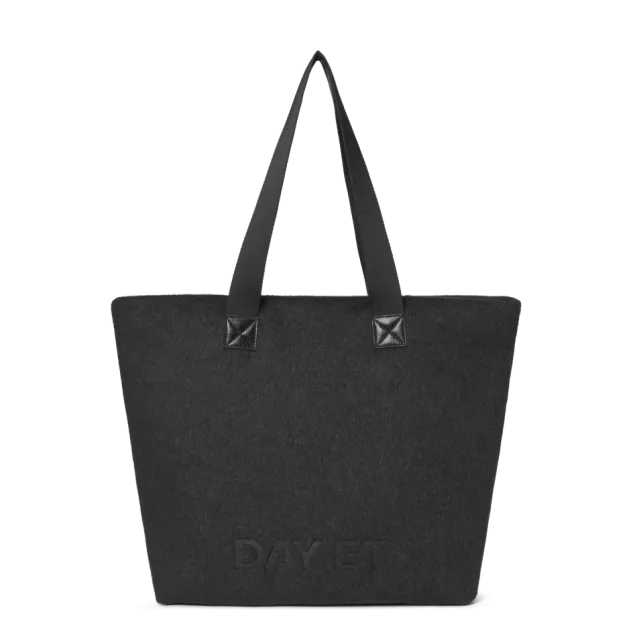 Day Woolen Bag Dark Grey Melange