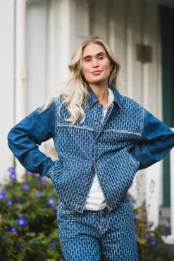 Dharma Jacket Light Wash Blue Denim