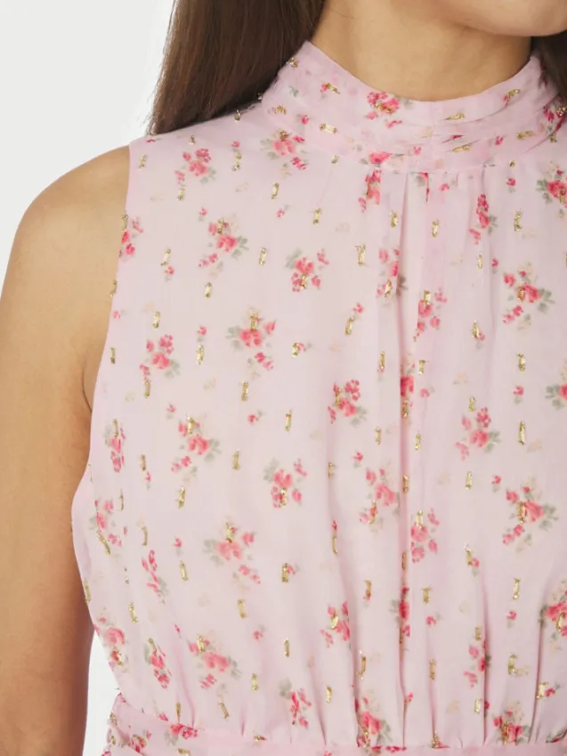 Dori Print Dress Rose