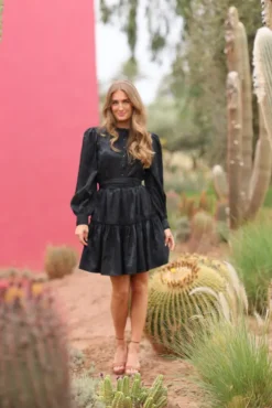Doris Short Dress Black
