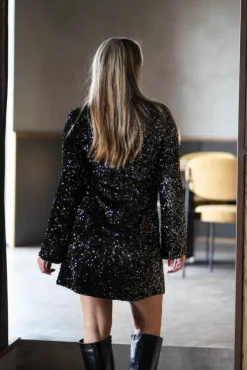 Elle LS Wrap Dress Rosin