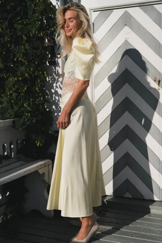 Francis Midi Dress Lemonade