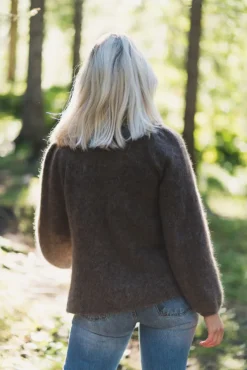 Fredrikke Chunky Cardigan Brown