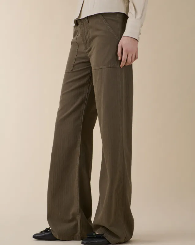 Guell Chevron Khaki Green