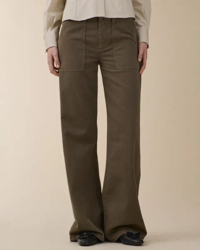 Guell Chevron Khaki Green