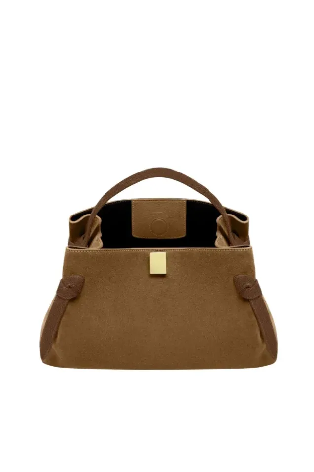 Gyoza Suede Cognac