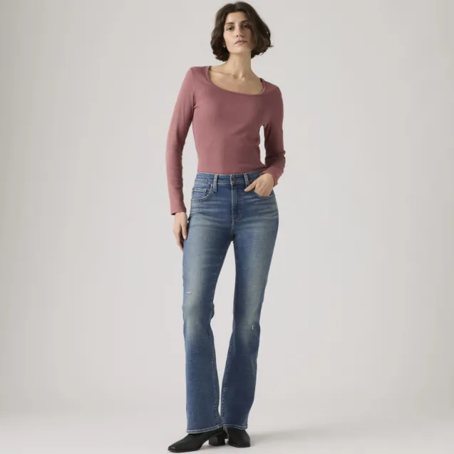 725 High Rise Bootcut Jeans Ducked Out