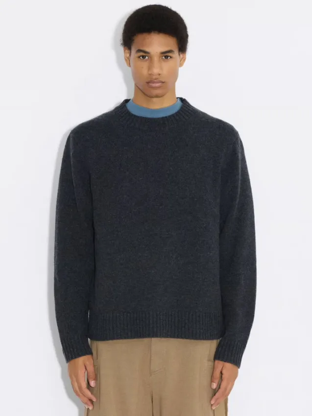 Holzweiler Fluffy Crew Dark Grey