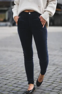 Jolie Pure 618 Navy Mini Corduroy Regular