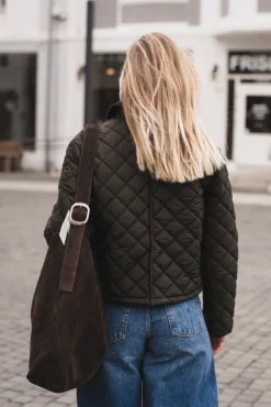 Kanya Quilt Jacket Khaki